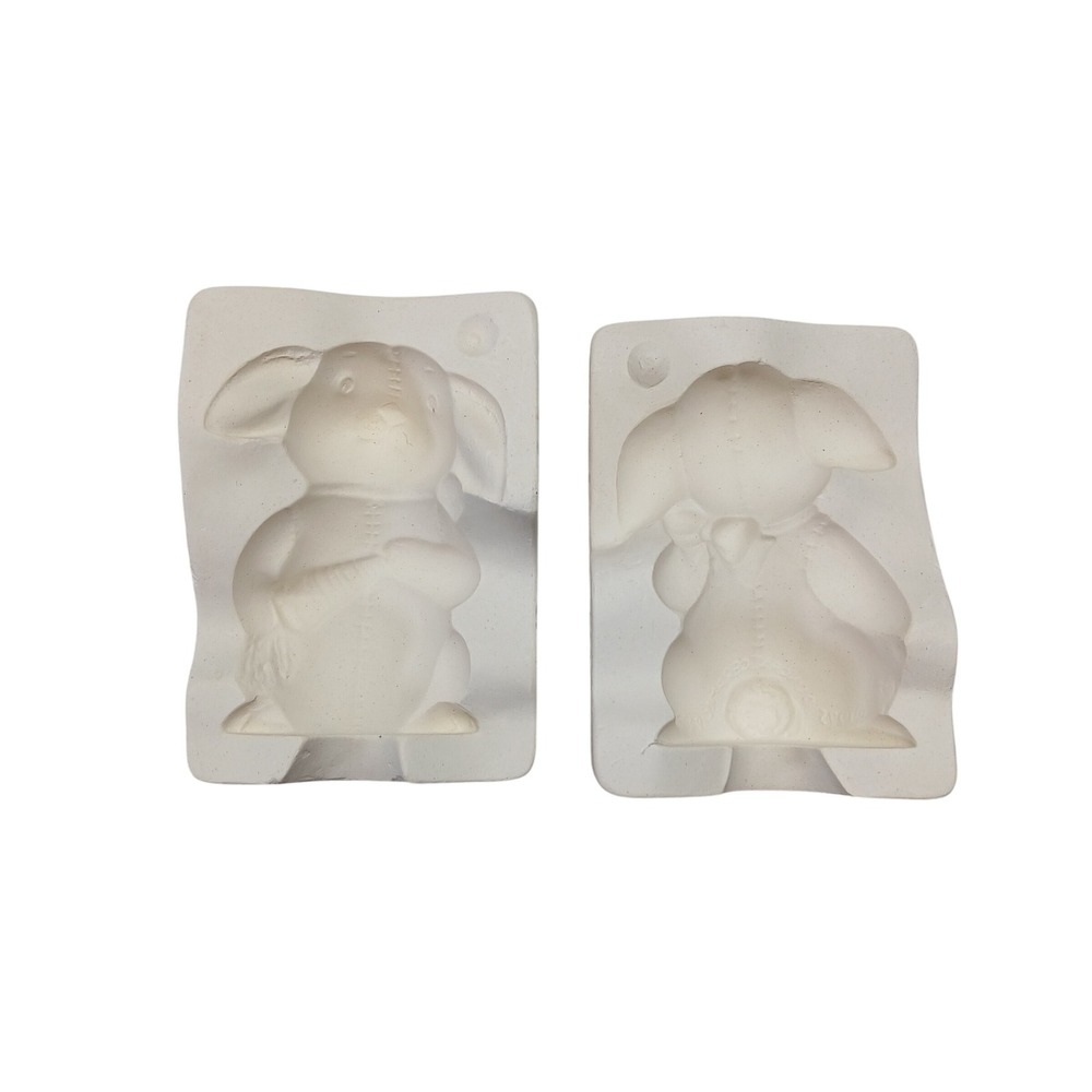 Vintage 1975 Duncan Ceramic Mold TM12 Rabbit‎ Bunny Easter Slip Casting Plaster
